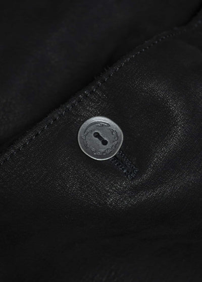 Professor.E LEATHER BLAZER BLACK 25FW-PE-FM-20