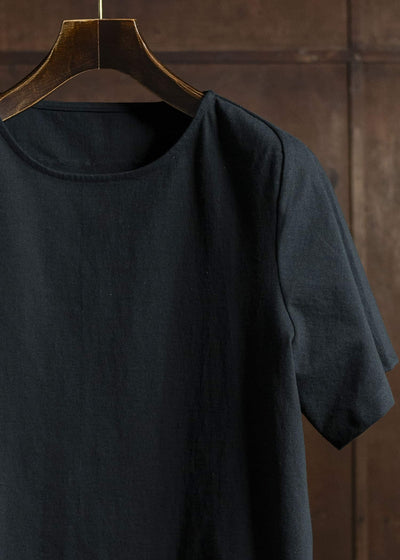 OPPOSE DUALITY Half Sleeve T-shirts OD4005CAS Black