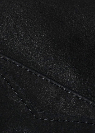 Professor.E LEATHER BLAZER BLACK 25FW-PE-FM-20