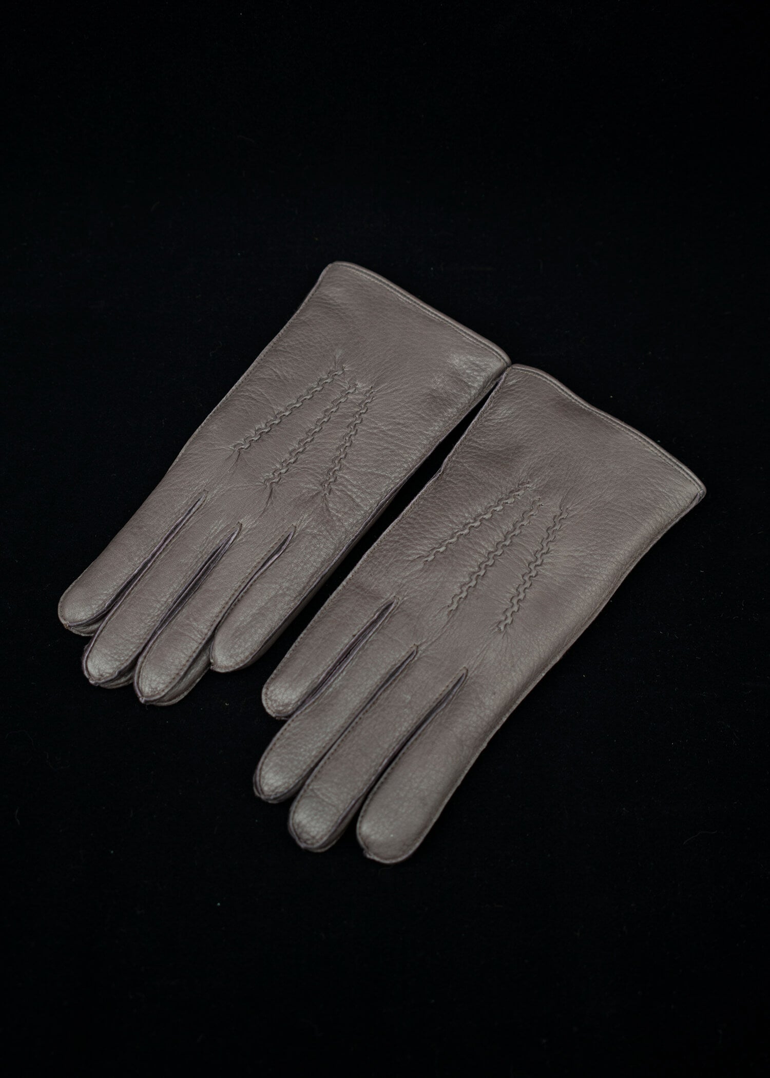 DENTS Deerskin and Rabbit Fur lining Gloves BARK 15-1544 Windsor