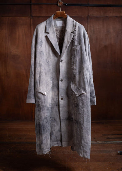 Professor.E Long Coat Gray 24FW-FM-LC-02