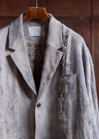 Professor.E Long Coat Gray 24FW-FM-LC-02