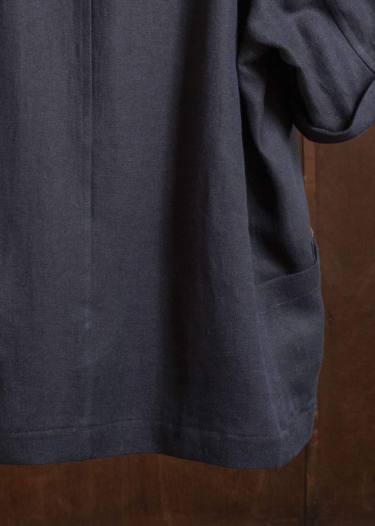 Gorsch #141ST-JK06 Wide Short Sleeve Peacked Jacket Navy Brown