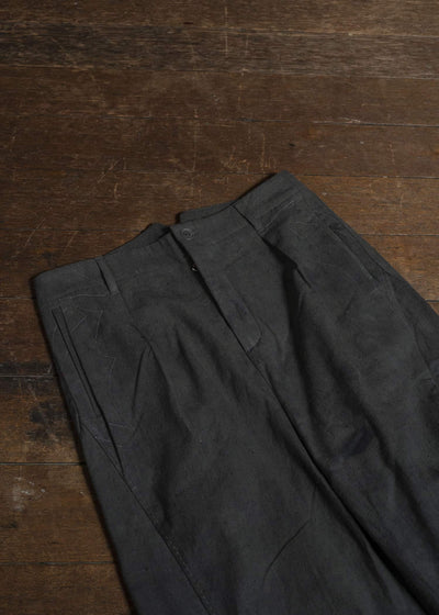 Professor.EE PANTS NATURAL DYED BLACK 25FW-PE-FM-29