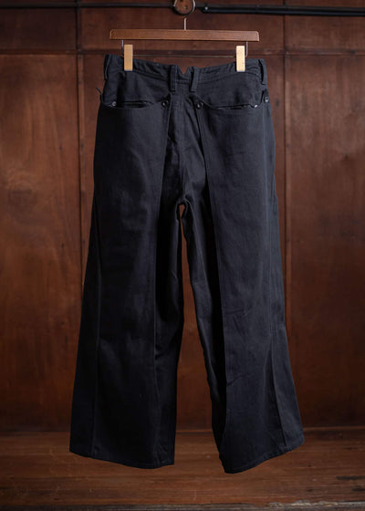 Professor.E Shapeshifter Wide Denim Pants Black 24FW-PE-TRL-02
