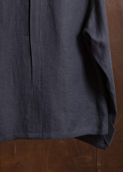 Gorsch #141ST-JK08 Layered Front Jacket Navy Brown