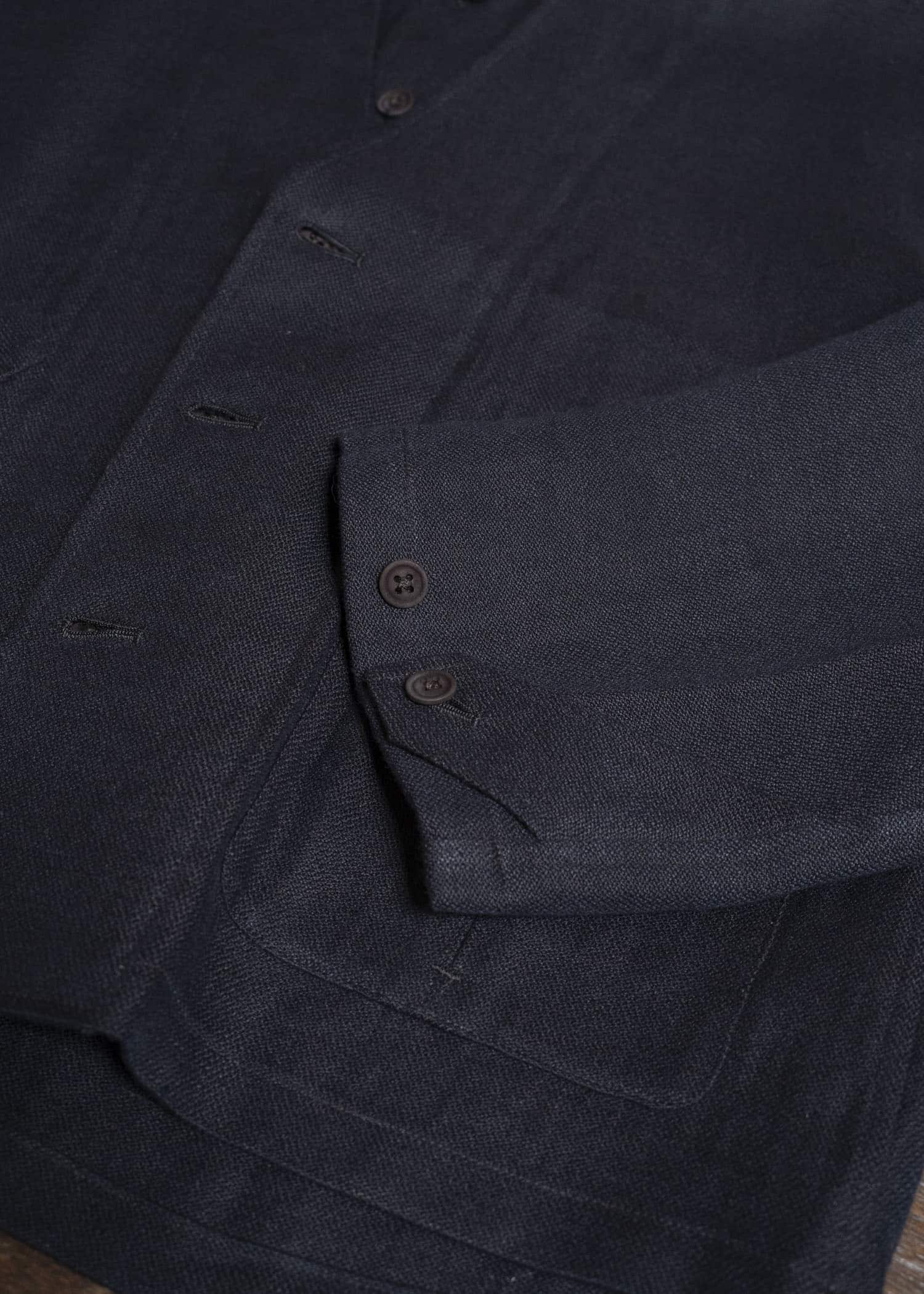 Gorsch #141ST-JK08 Layered Front Jacket Navy Brown