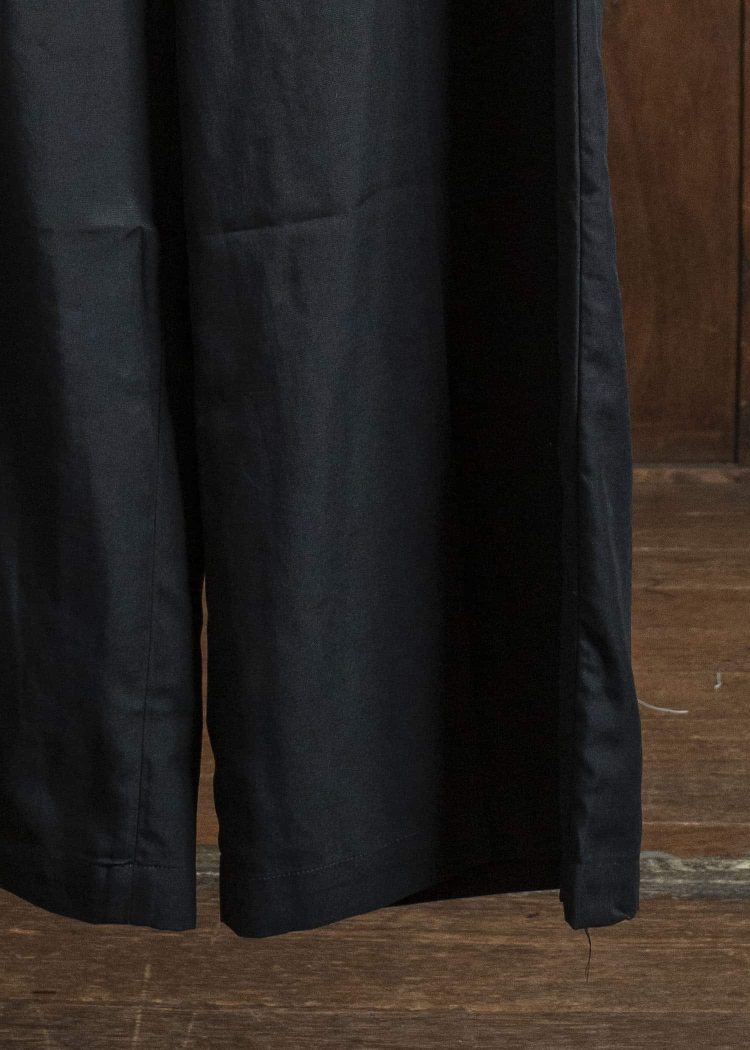 Professor.E WIDE PANTS BLACK 25FW-WN-TRL-02