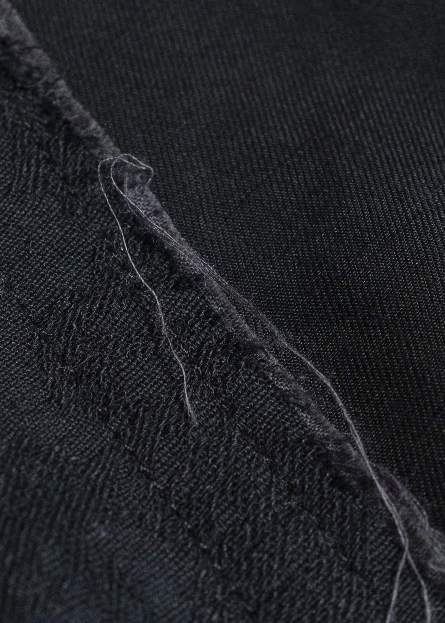 Professor.E WIDE PANTS BLACK 25FW-WN-TRL-02