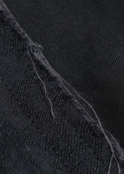 Professor.E WIDE PANTS BLACK 25FW-WN-TRL-02