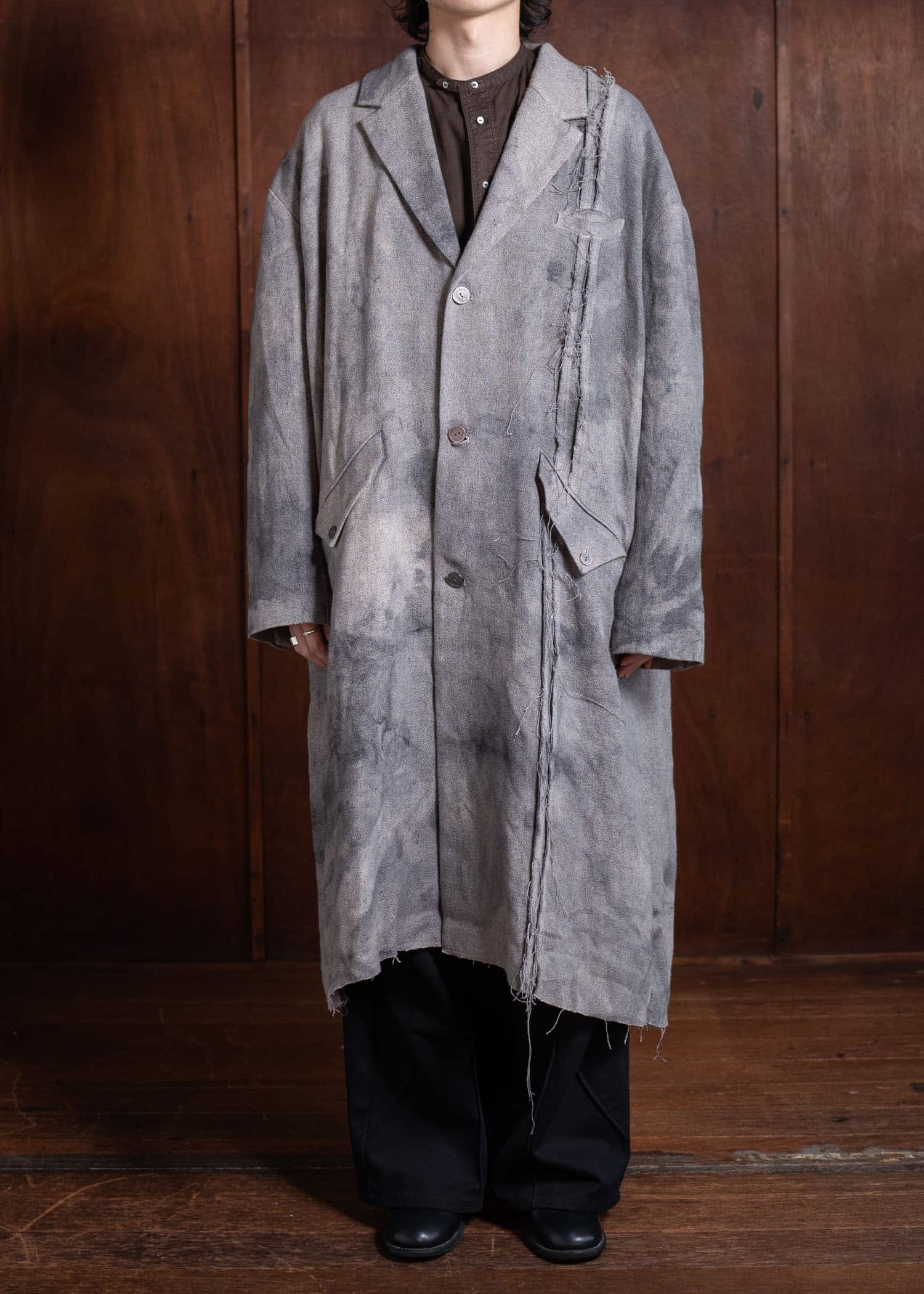 Professor.E Long Coat Grey 24FW-FM-LC-02