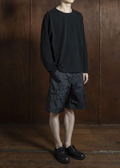 OPPOSE DUALITY Long Sleeve T-shirts Cotton OD4001CAS Black