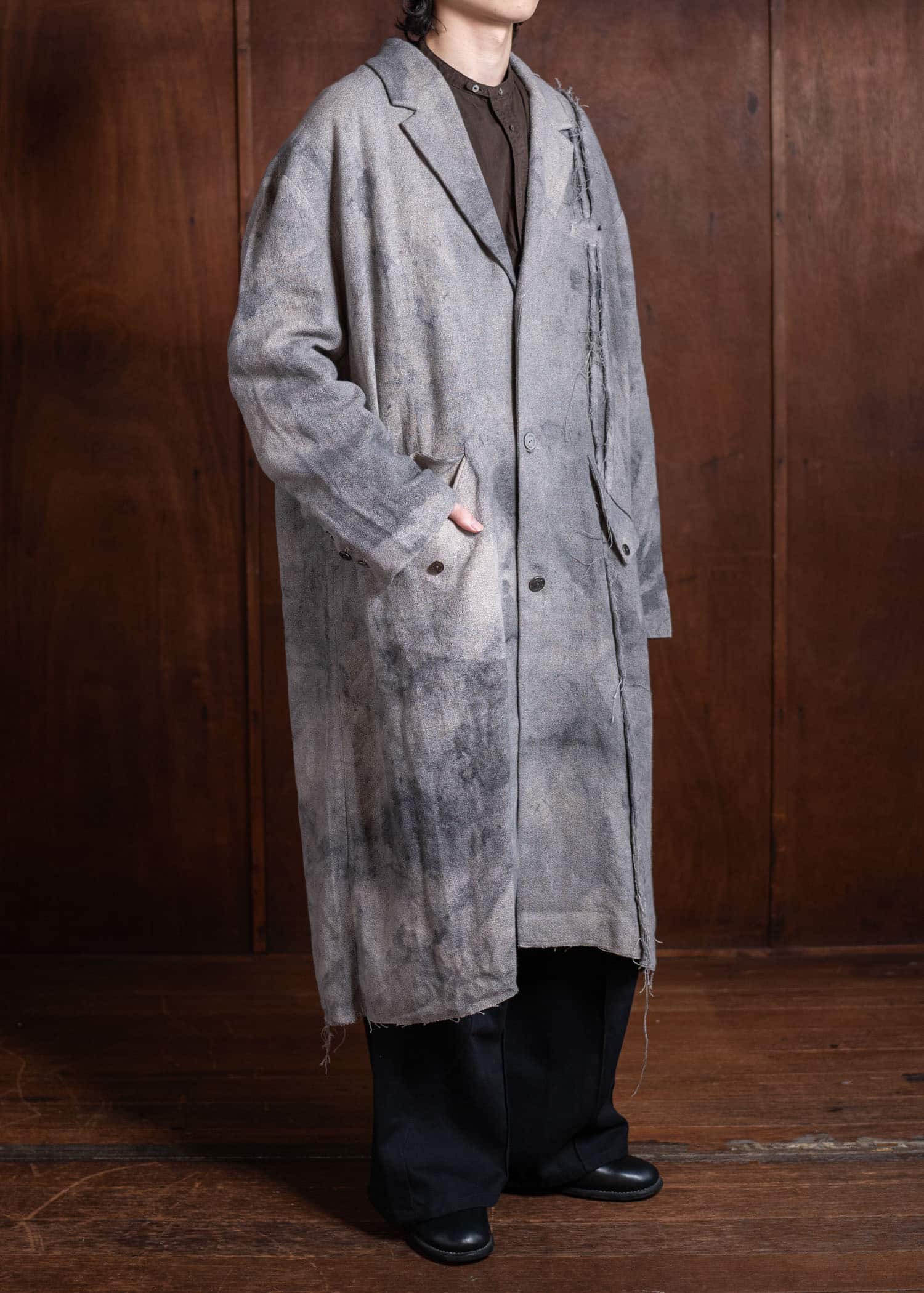 Professor.E Long Coat Grey 24FW-FM-LC-02