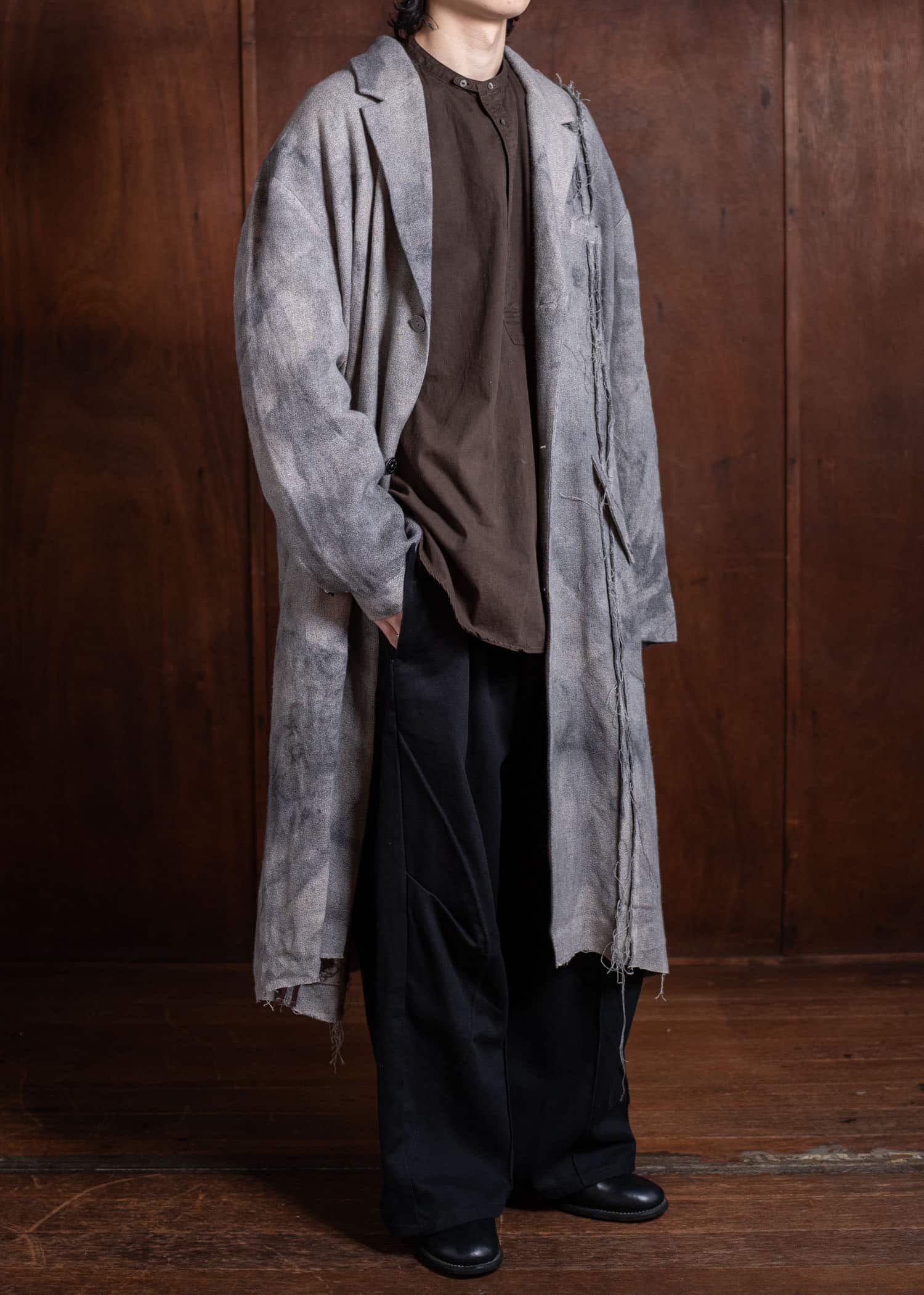 Professor.E Long Coat Grey 24FW-FM-LC-02