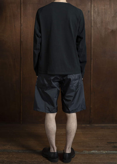 OPPOSE DUALITY Long Sleeve T-shirts Cotton OD4001CAS Black