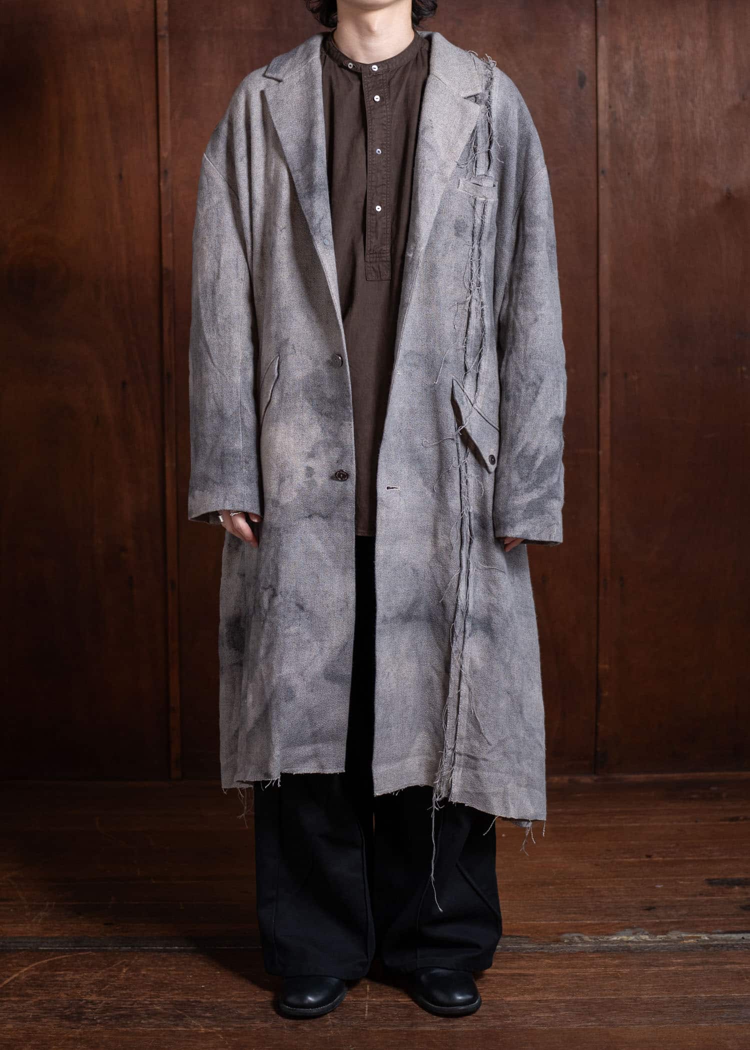 Professor.E Long Coat Grey 24FW-FM-LC-02