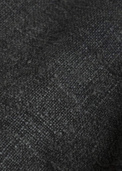 Professor.E E CROPPED JKT NATURAL DYED BLACK 25FW-PE-FM-24