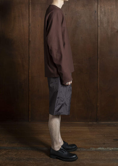 OPPOSE DUALITY Long Sleeve T-Shirts Cotton x Poly OD4002CAS Burgundy