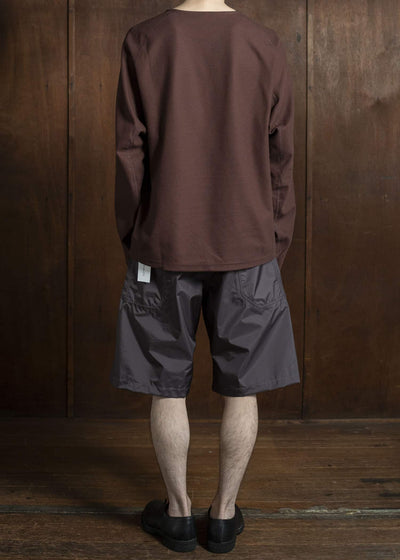 OPPOSE DUALITY Long Sleeve T-Shirts Cotton x Poly OD4002CAS Burgundy