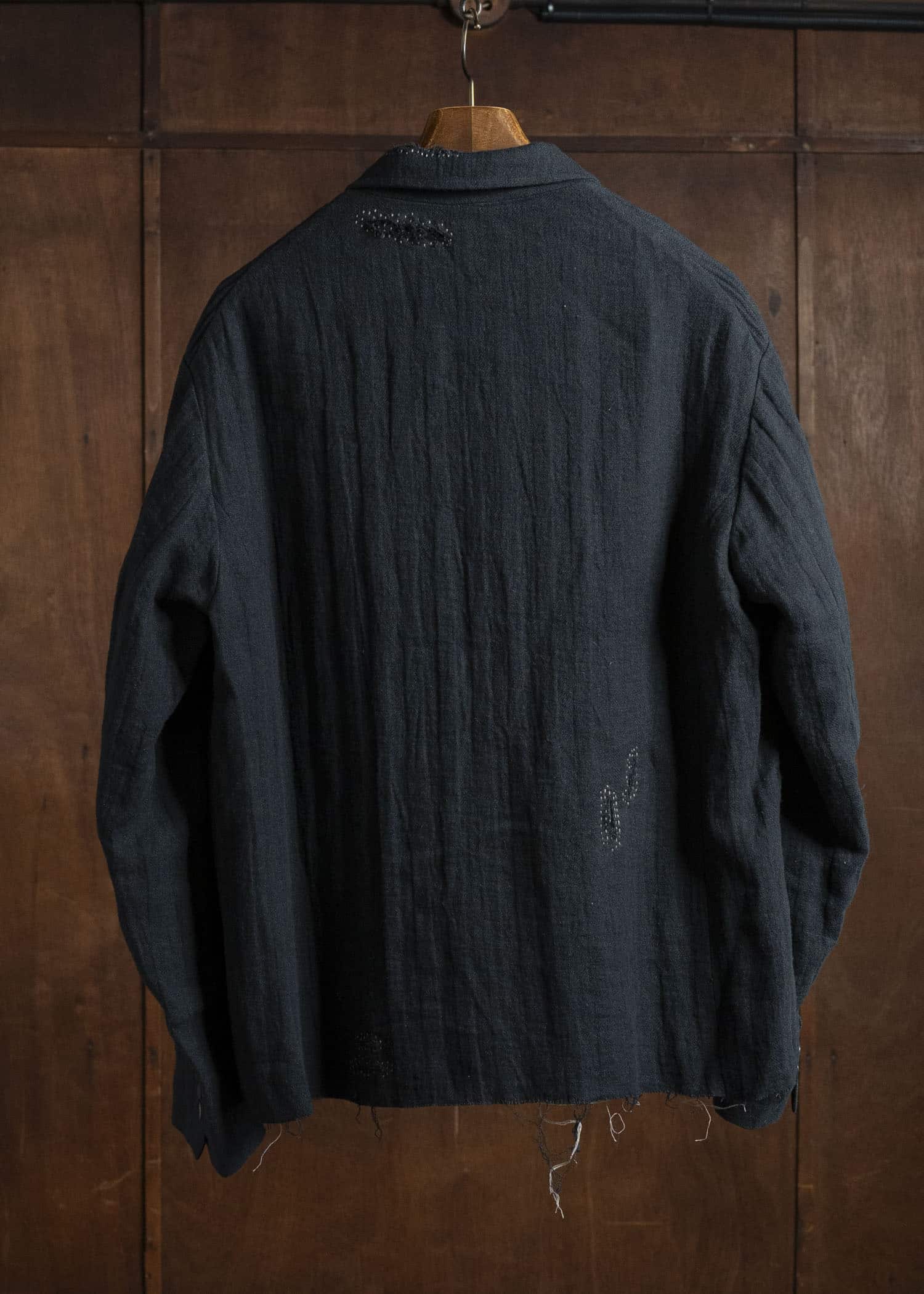 Professor.E 0222/ DOUBLE BREASTED BLAZER BLACK 25FW-PE-FM-16