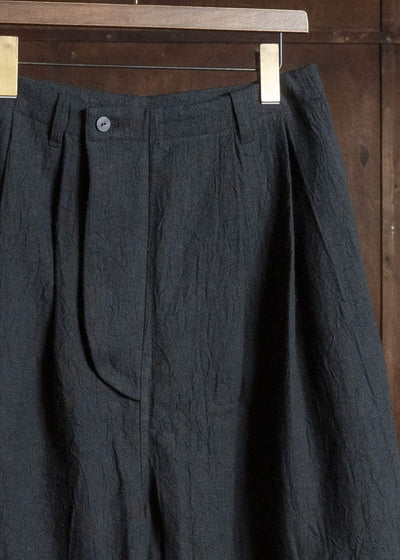 shi shi 26S2P3BK OGRE-wide short trousers BK