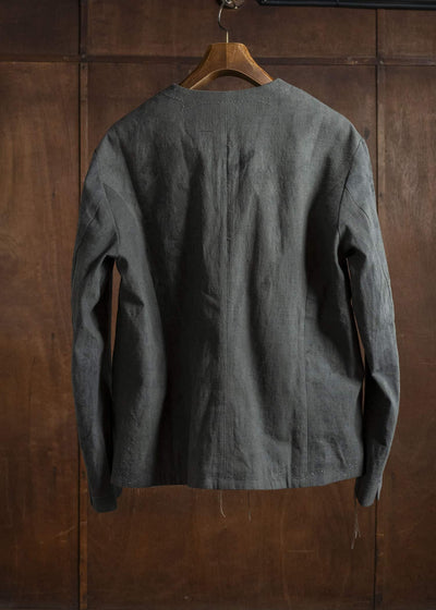 Professor.E 0222 / BUCKBACK JKT NATURAL DYED BLACK 25FW-PE-FM-17