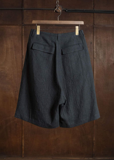 shi shi 26S2P3BK OGRE-wide short trousers BK