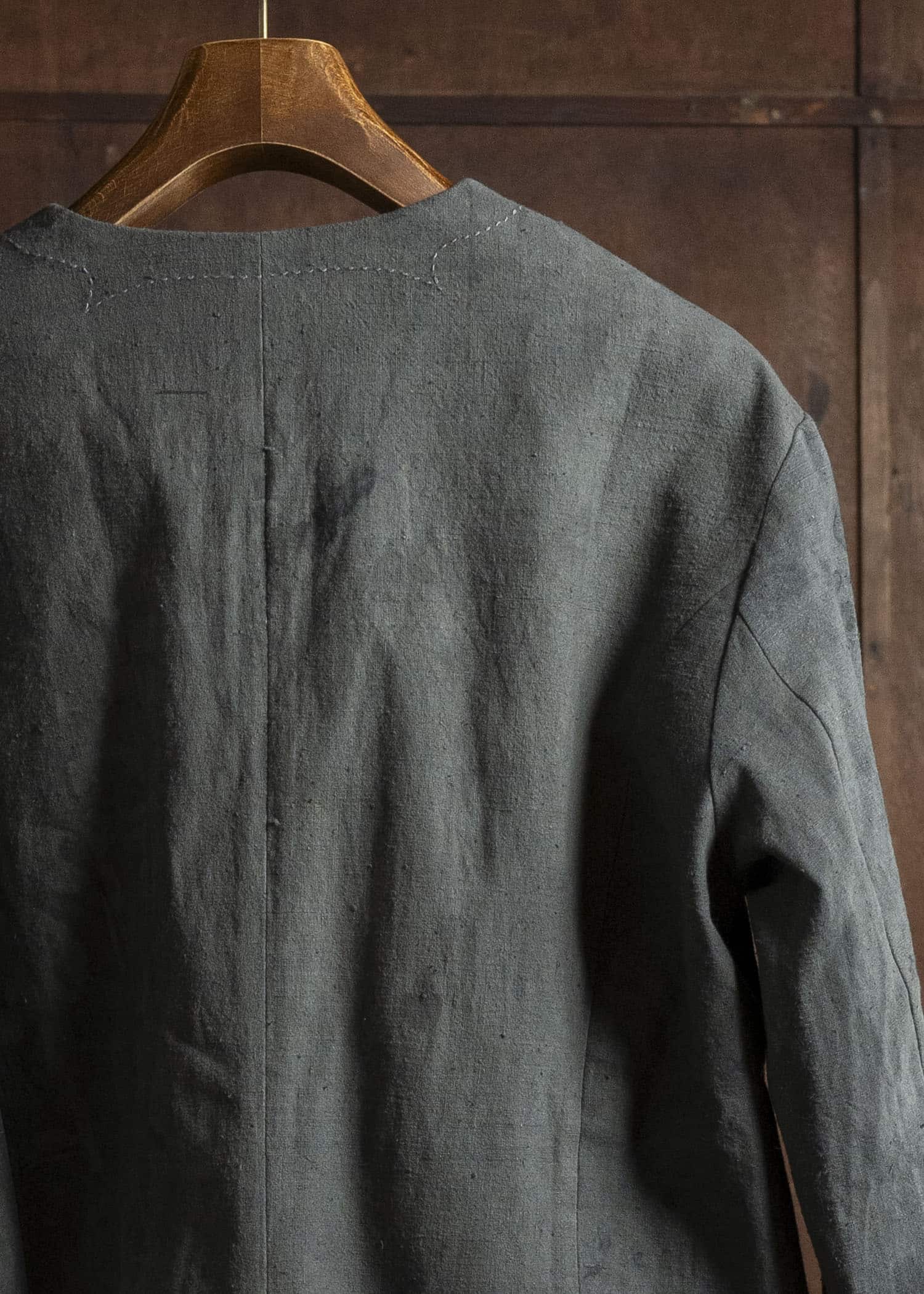 Professor.E 0222 / BUCKBACK JKT NATURAL DYED BLACK 25FW-PE-FM-17