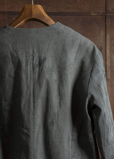 Professor.E 0222 / BUCKBACK JKT NATURAL DYED BLACK 25FW-PE-FM-17