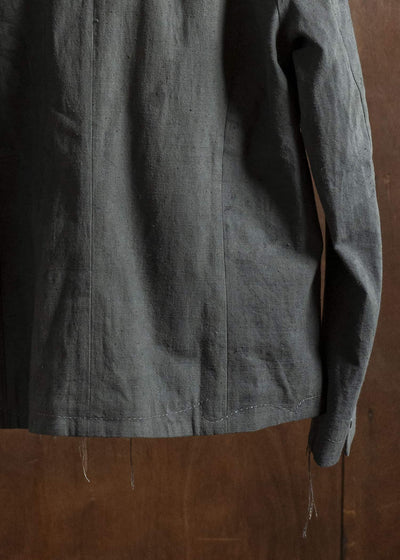 Professor.E 0222 / BUCKBACK JKT NATURAL DYED BLACK 25FW-PE-FM-17