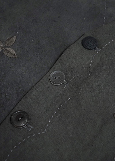 Professor.E 0222 / BUCKBACK JKT NATURAL DYED BLACK 25FW-PE-FM-17