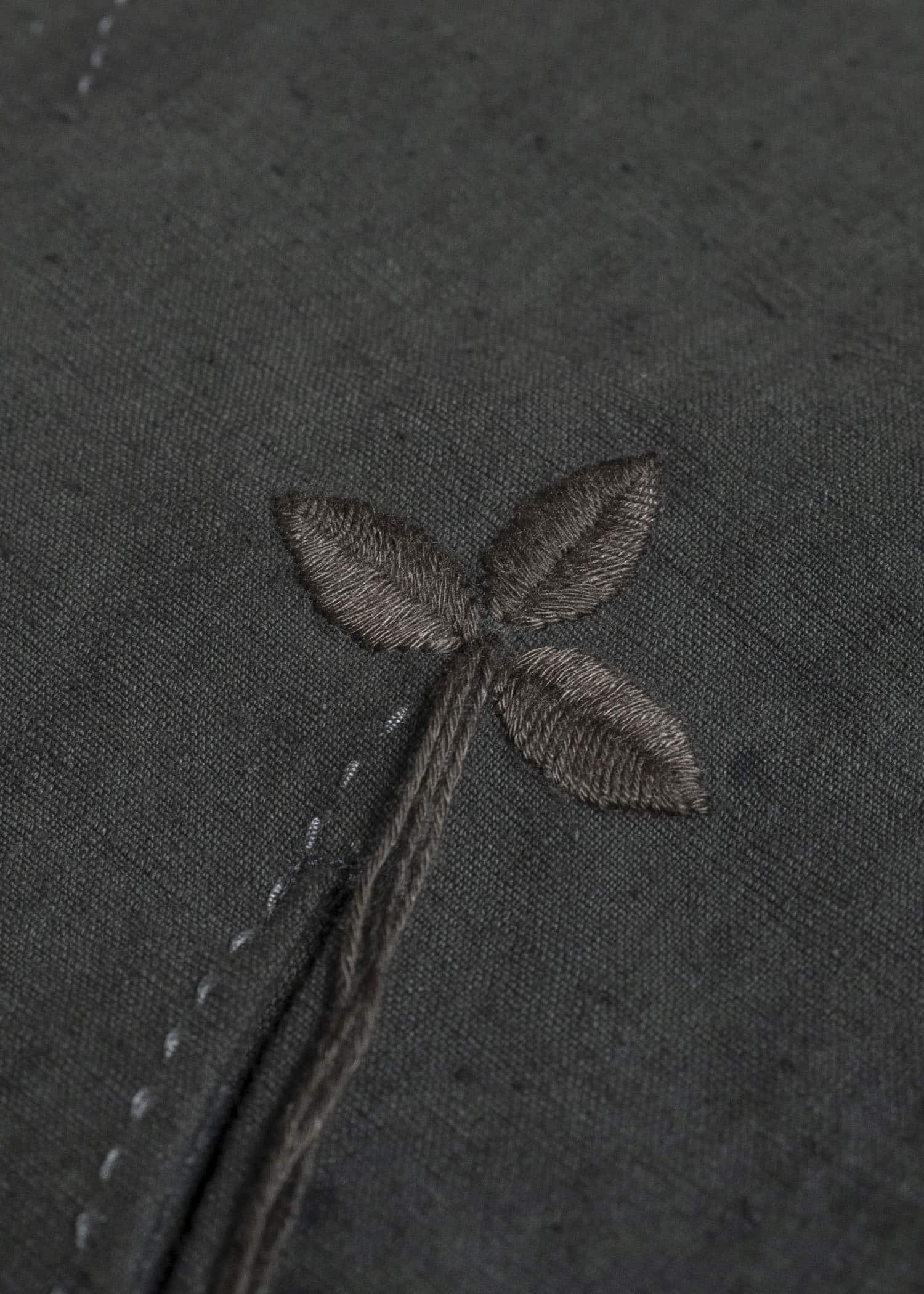 Professor.E 0222 / BUCKBACK JKT NATURAL DYED BLACK 25FW-PE-FM-17