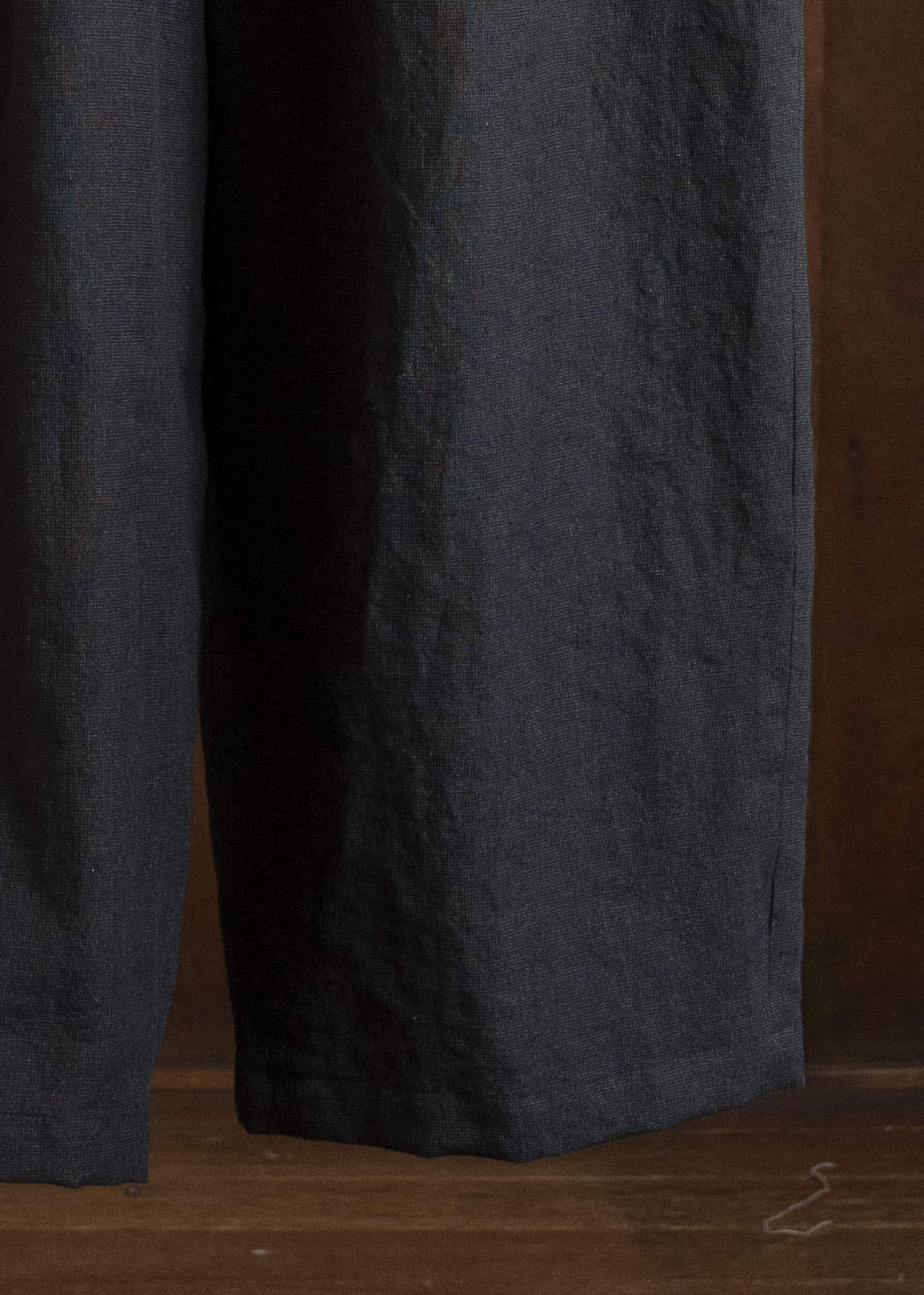 Jurgen Lehl J0162FP 501 麻ちぢみ パンツ