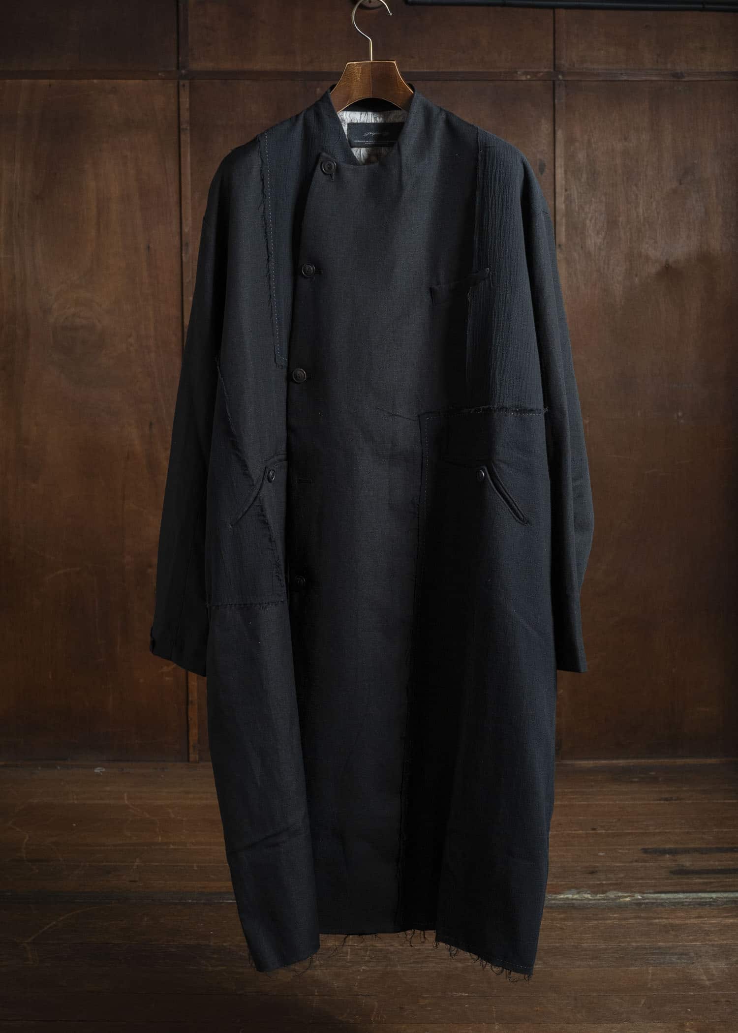 Professor.E GRANDPA'S COAT BLACK 25FW-PE-LC-02