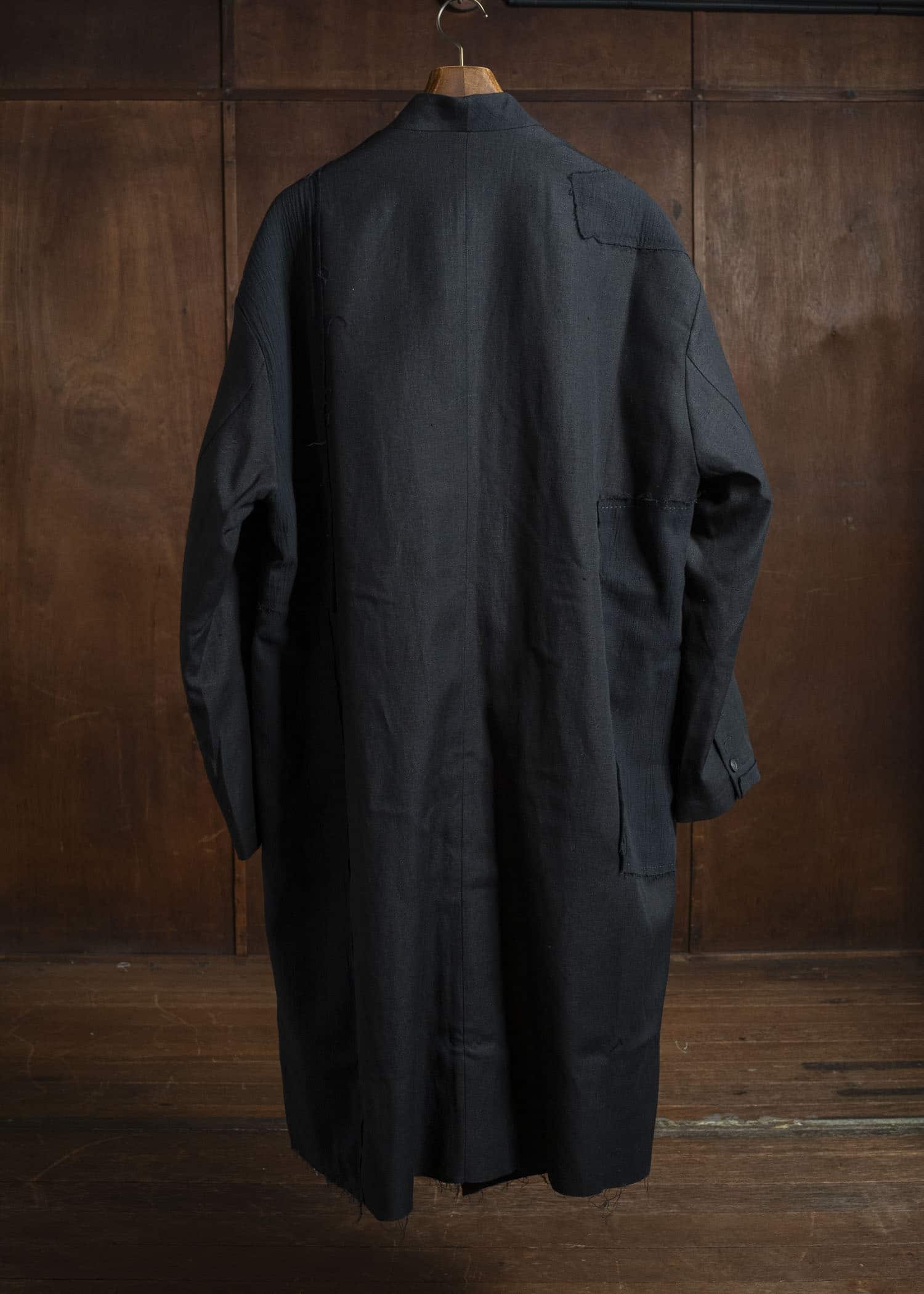 Professor.E GRANDPA'S COAT BLACK 25FW-PE-LC-02