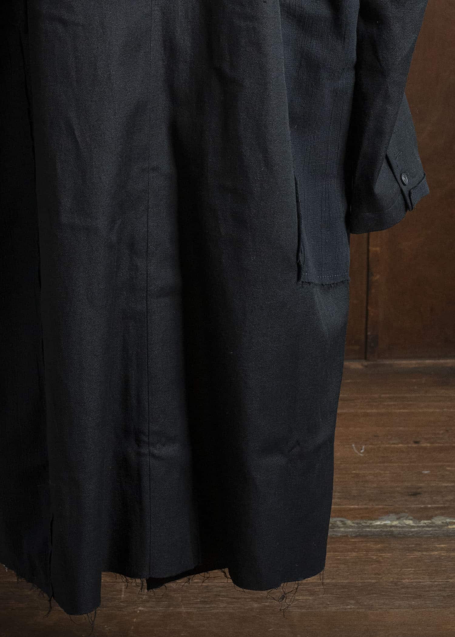 Professor.E GRANDPA'S COAT BLACK 25FW-PE-LC-02