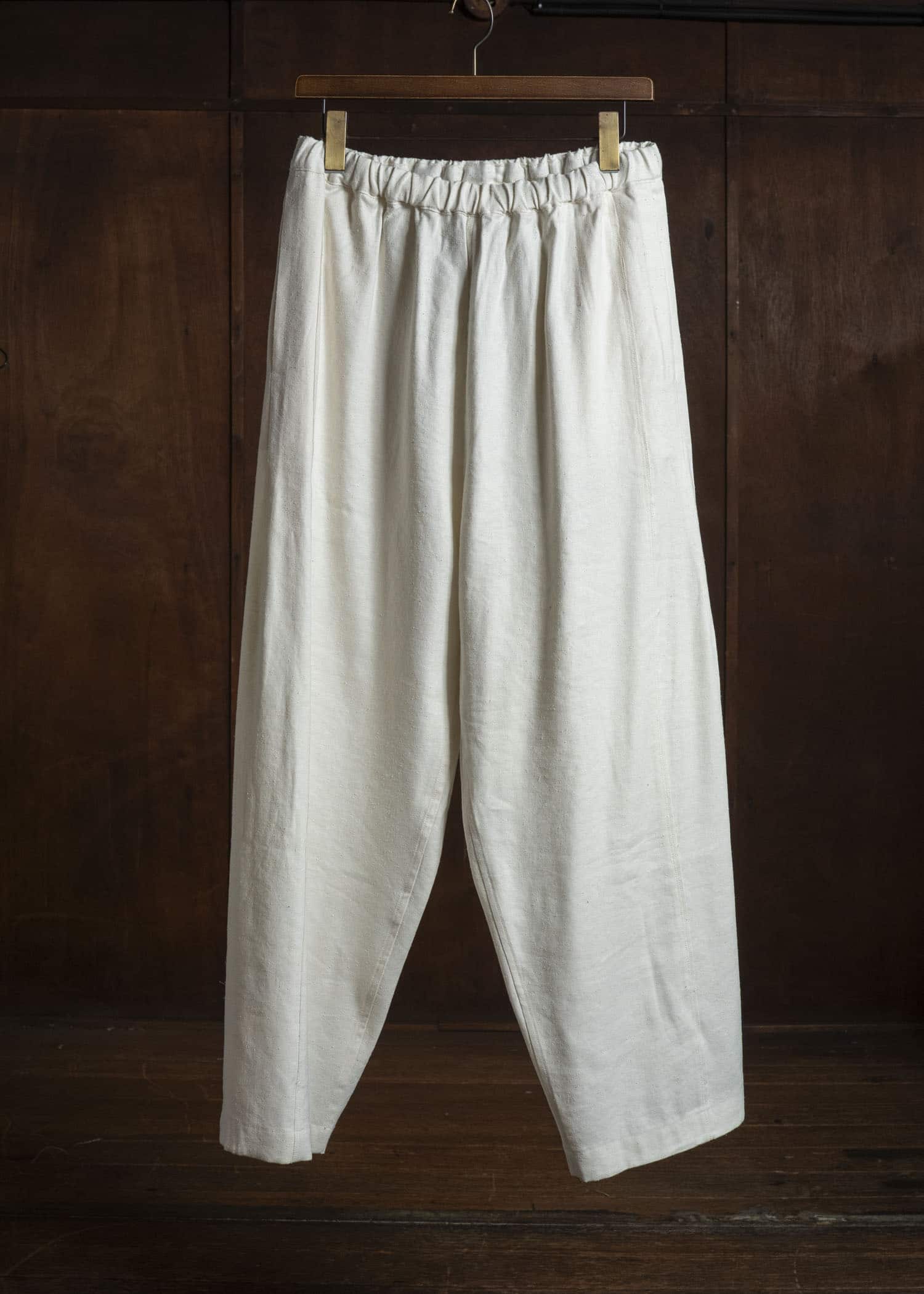 shi shi 26S1P1KN KYU BI-wide straight trousers KN