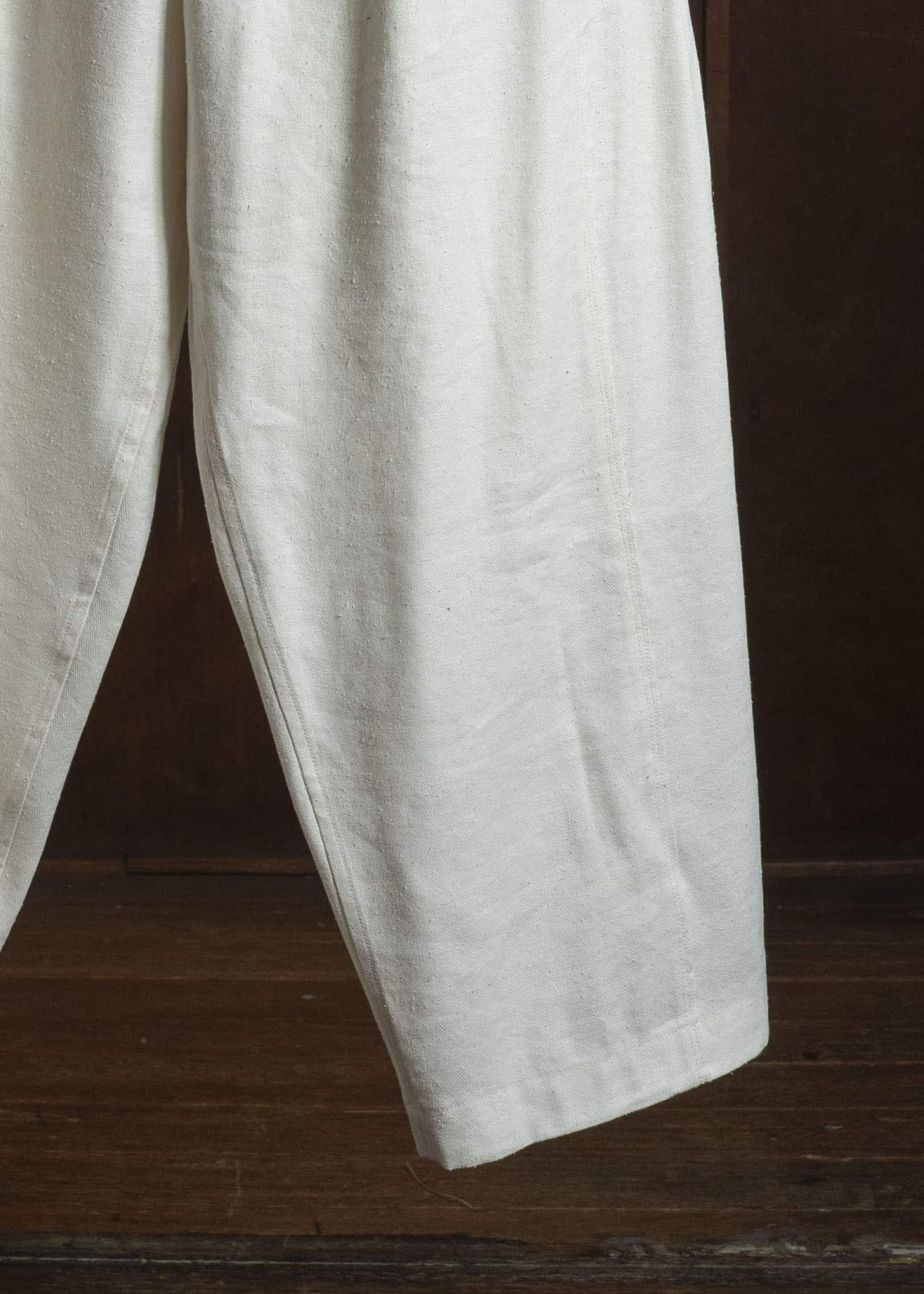 shi shi 26S1P1KN KYU BI-wide straight trousers KN