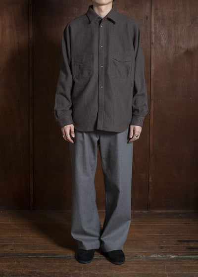 OPPOSE DUALITY OD2004SHT-26AW Officer Shirts Yak Brown