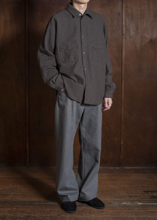 OPPOSE DUALITY OD2004SHT-26AW Officer Shirts Yak Brown