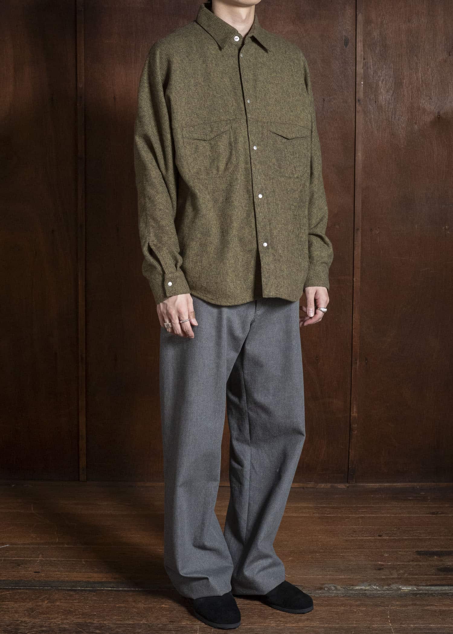 OPPOSE DUALITY OD2006SHT-26AW Officer Shirts Snack Yellow