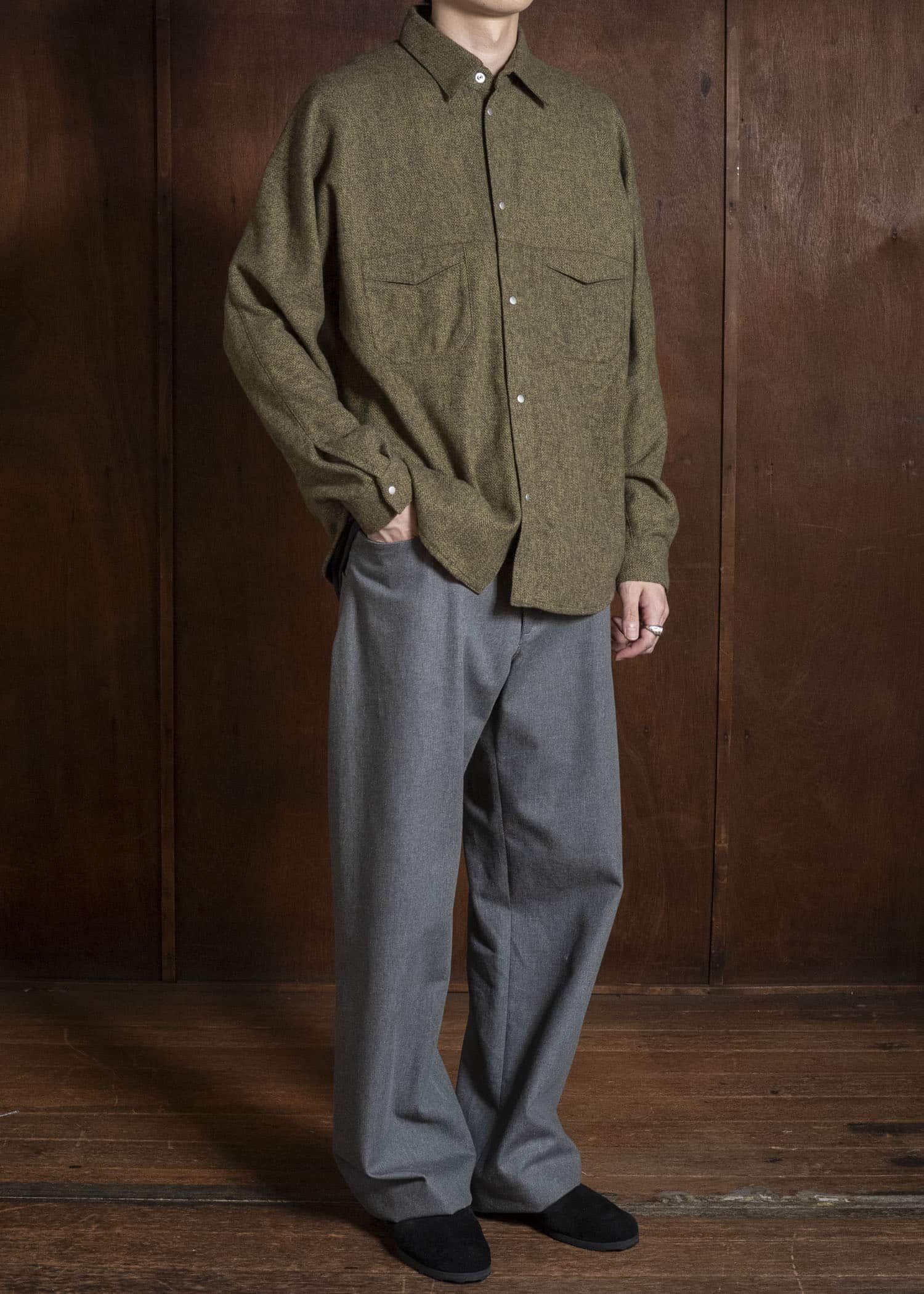 OPPOSE DUALITY OD2006SHT-26AW Officer Shirts Snack Yellow