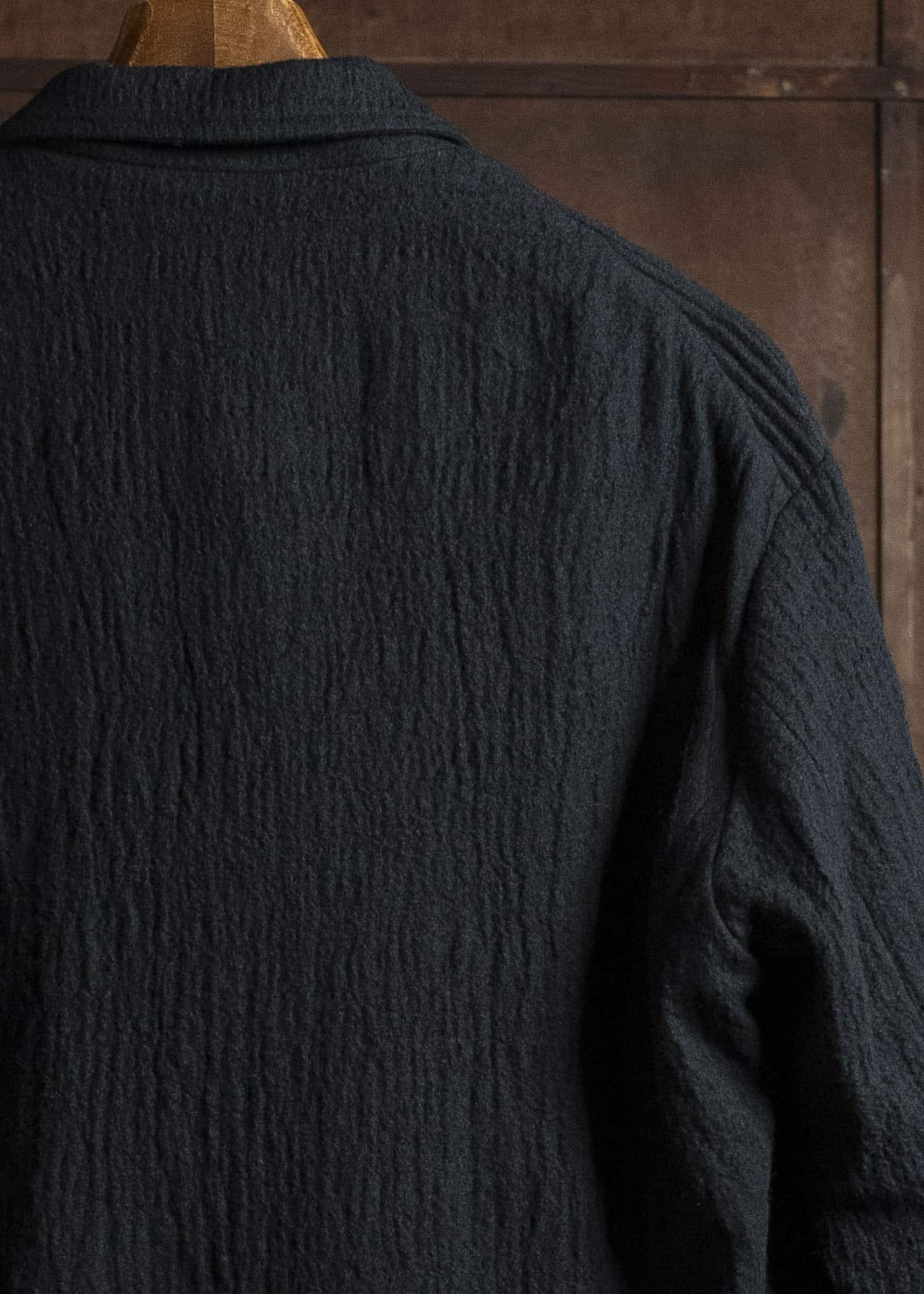 Professor.E DOUBLE BREASTED BLAZER BLACK 25FW-PE-JKT-09