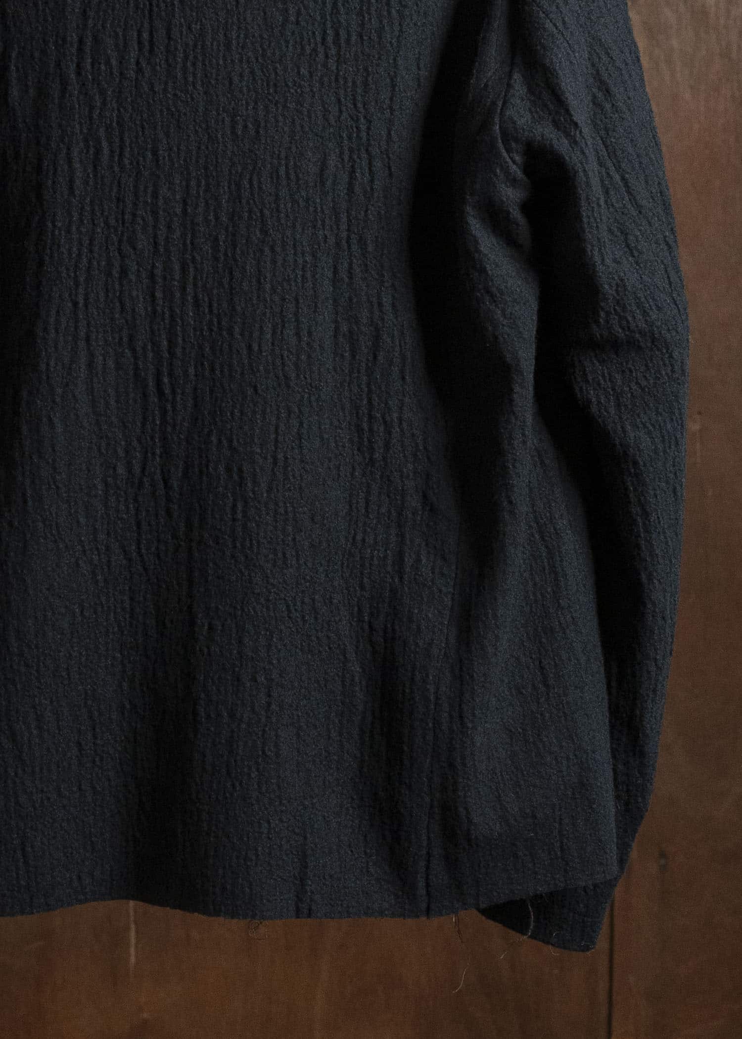 Professor.E DOUBLE BREASTED BLAZER BLACK 25FW-PE-JKT-09