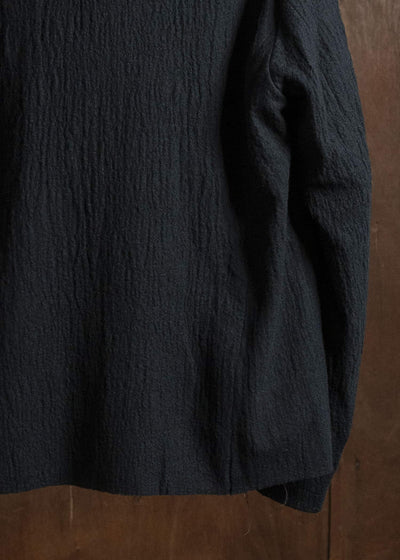 Professor.E DOUBLE BREASTED BLAZER BLACK 25FW-PE-JKT-09