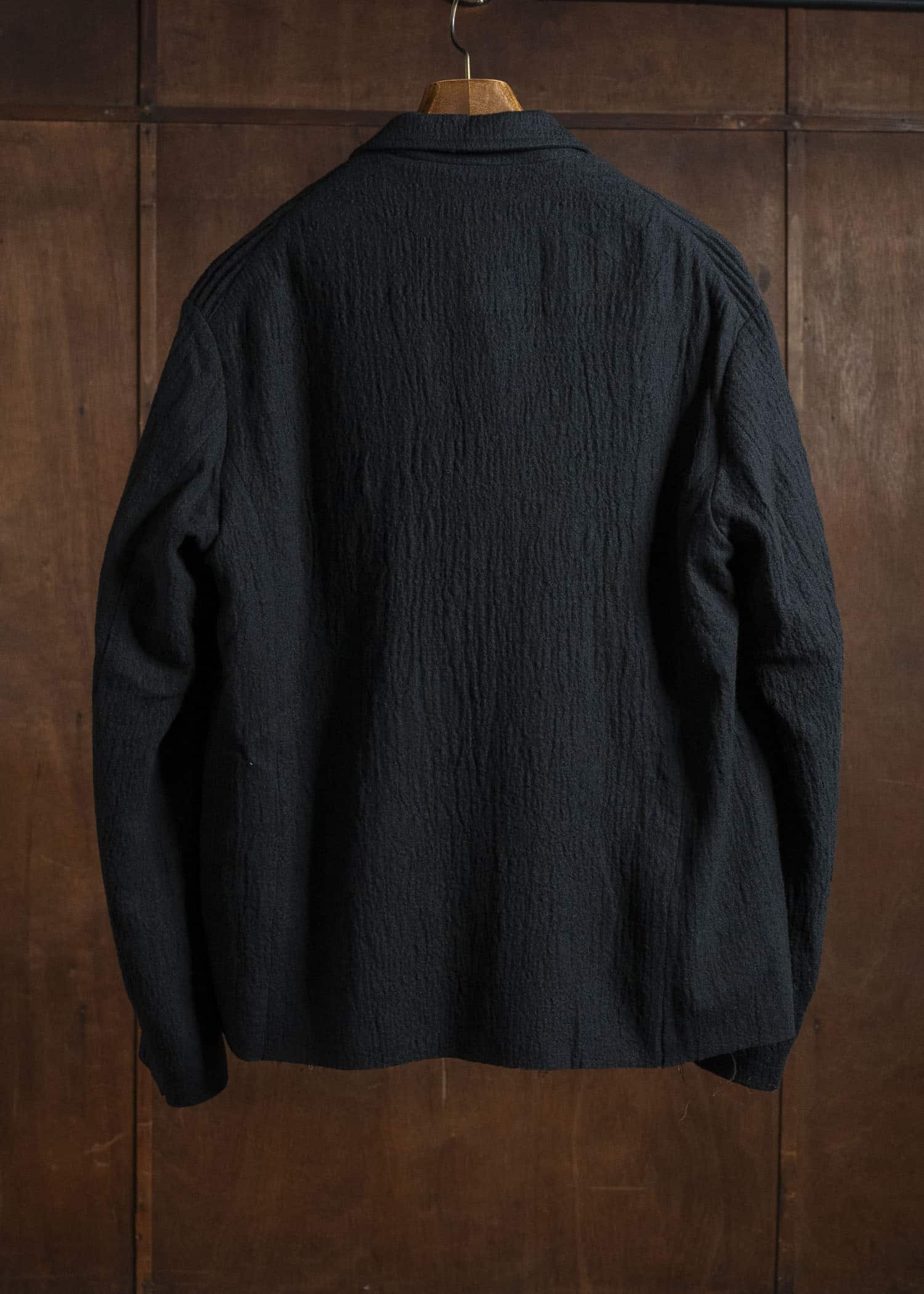 Professor.E DOUBLE BREASTED BLAZER BLACK 25FW-PE-JKT-09