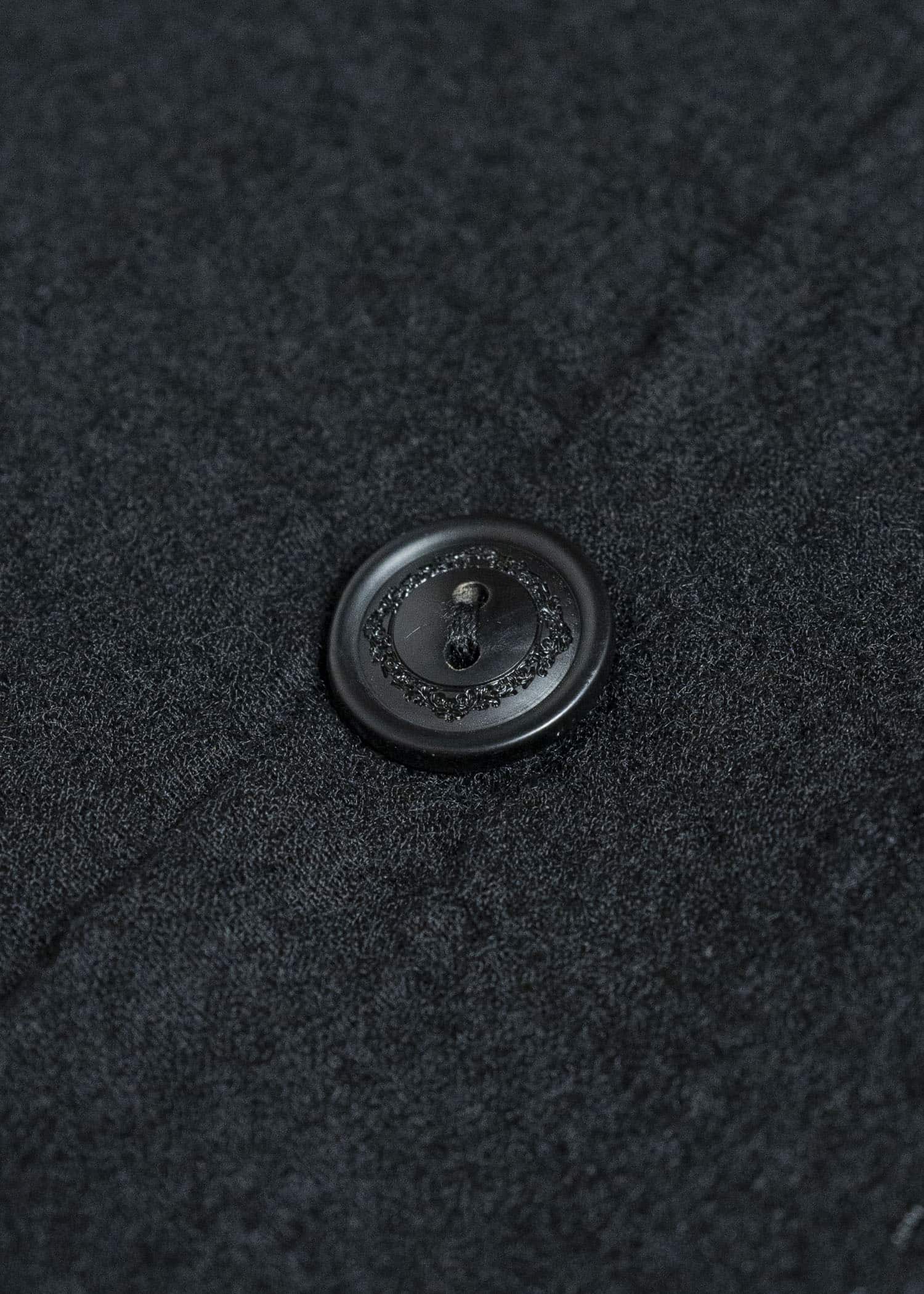 Professor.E DOUBLE BREASTED BLAZER BLACK 25FW-PE-JKT-09