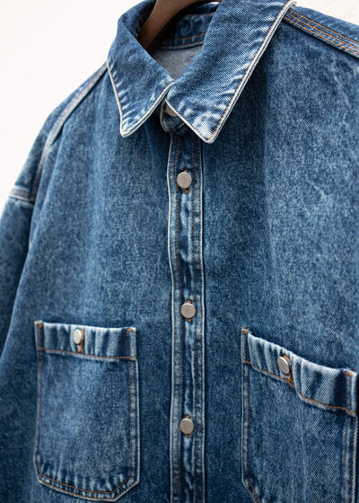 HED MAYNER Denim Overshirt