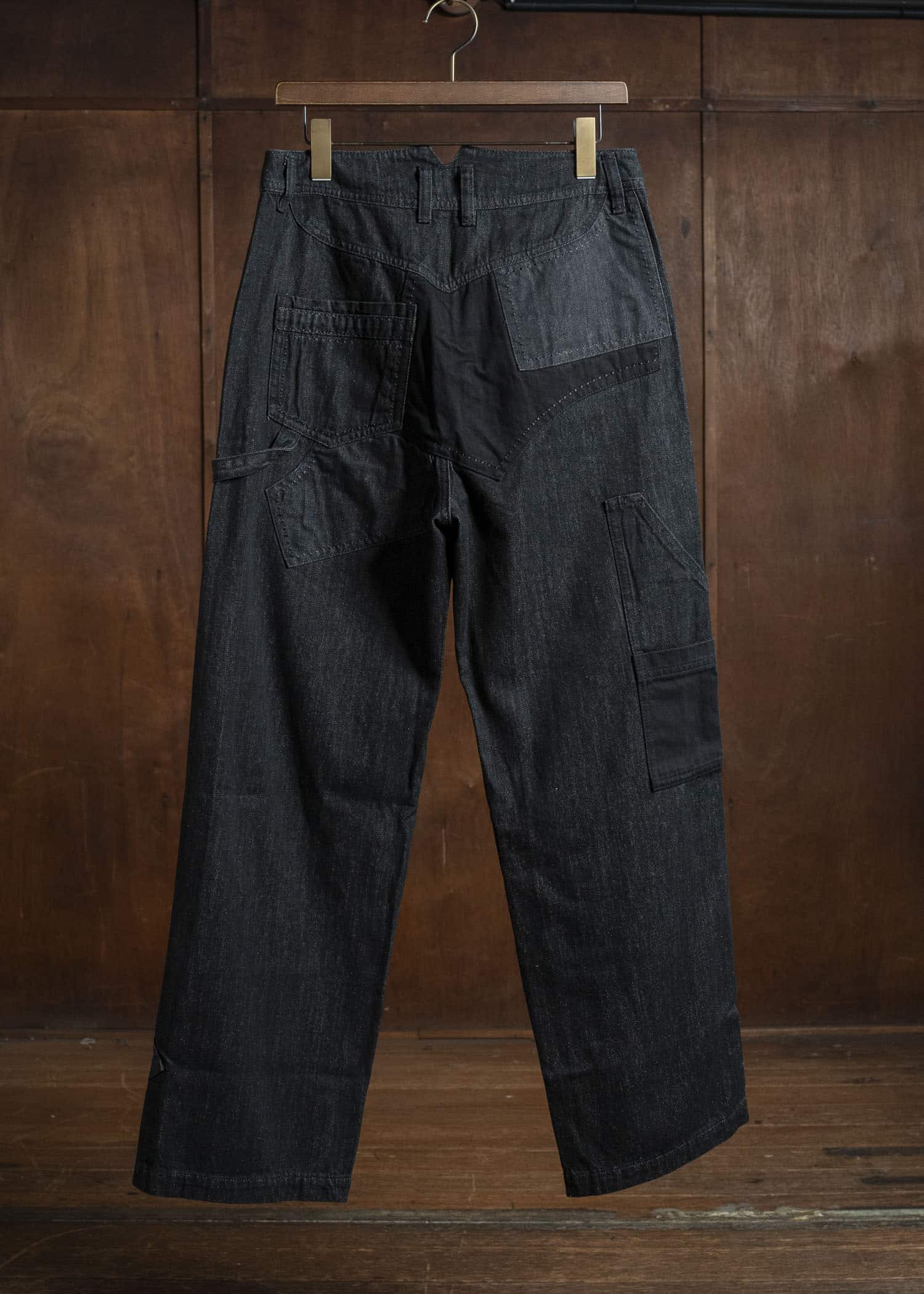 Professor.E HEAVY REPAIRED JEANS BLACK 25FW-PE-TRL-09