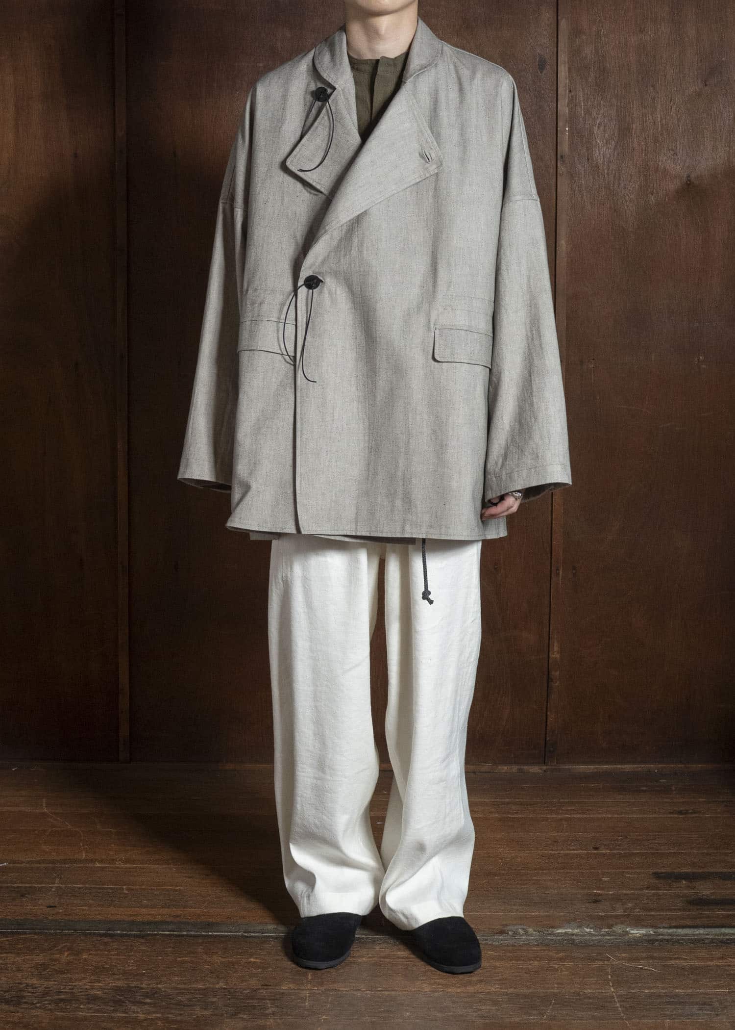 shi shi 26S1J1BE DO CHU-wrap jacket BE